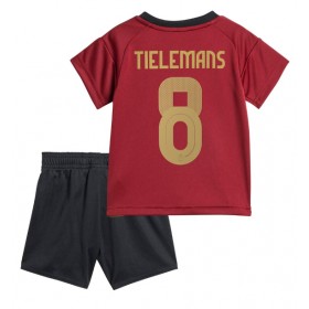 Belgija Youri Tielemans #8 Domaci Dres za djecu EP 2024 Kratak Rukav (+ Kratke hlače)